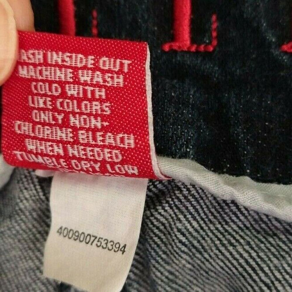 Elle Denim Bermuda Shorts Flap Pockets Mid-Rise Stretch Blue Jean 8 - Picture 8 of 11